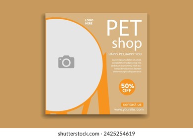 pet social media banner design