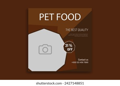 pet social media post
pet food social media post