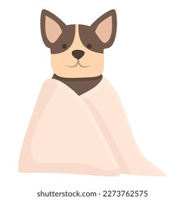 Pet spa icon cartoon vector. Animal bath. Shower room