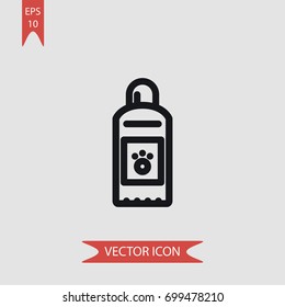 Pet spray vector icon illustration symbol