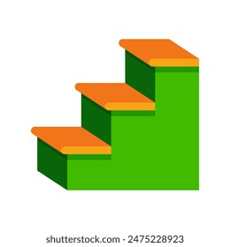 Ilustración de dibujos animados de Vector aislado en un fondo blanco.