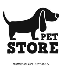 Pet Store Dog Food Logo Simple Stock Vector (Royalty Free) 1249000177 ...