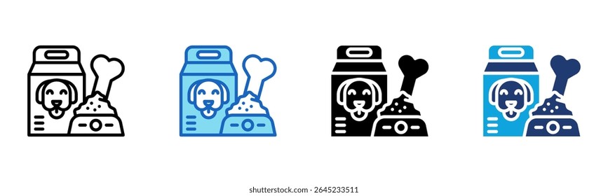 Pet Supplies Symbol Multi Style Vektorgrafik