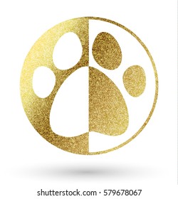 pet symbol in gold