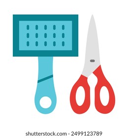 Pet Tools Flat Icon Design For Personal nad Commercial Use