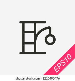 Pet toy icon isolated on background. Ball string symbol modern, simple, vector, icon for website design, mobile app, ui. Vector Illustration