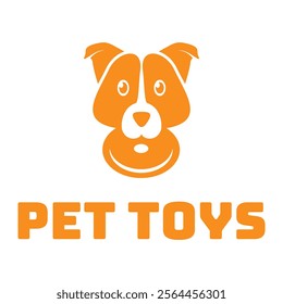 pet toys flat minimalist logo design