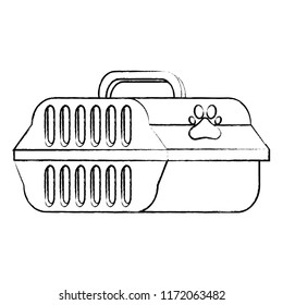 pet transport box icon