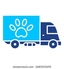 Coleção de Ícones de Vetor Simples de Transporte de Animais