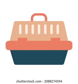 pet travel cage clip art vector illustration