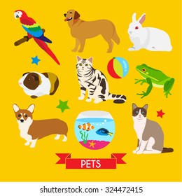 Pet Vector Design Illustration