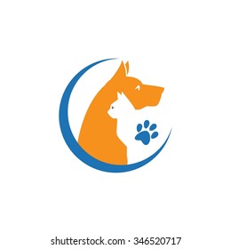 Pet and Veterinarian Logo, animal lover group