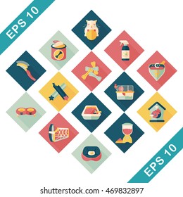 Pet and veterinary icons set