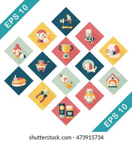 Pet and veterinary icons set