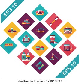 Pet and veterinary icons set