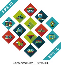 Pet and veterinary icons set