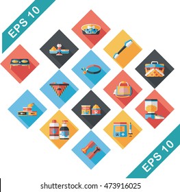 Pet and veterinary icons set