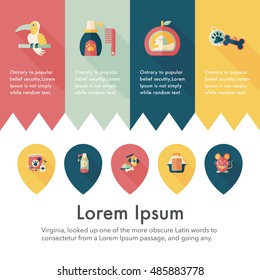 Pet and veterinary icons set