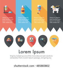 Pet and veterinary icons set
