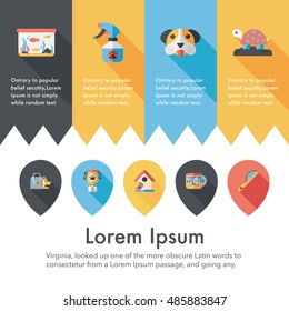 Pet and veterinary icons set