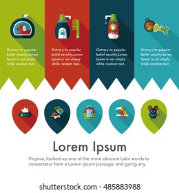 Pet and veterinary icons set