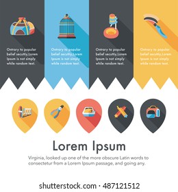 Pet and veterinary icons set