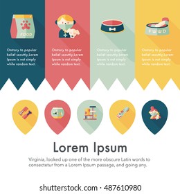 Pet and veterinary icons set
