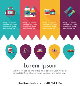 Pet and veterinary icons set