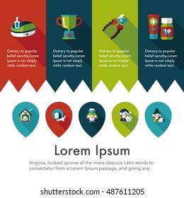 Pet and veterinary icons set