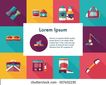 Pet and veterinary icons set