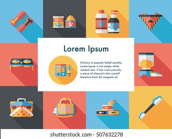 Pet and veterinary icons set