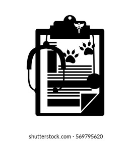 Pet veterinary symbol