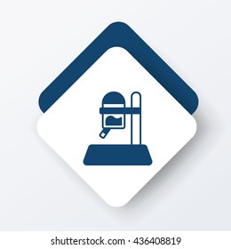 Pet water drinking icon