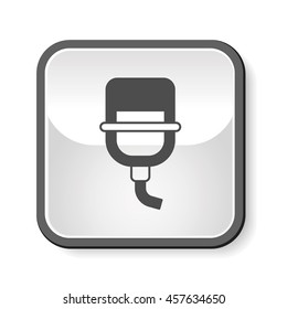 Pet water drinking icon