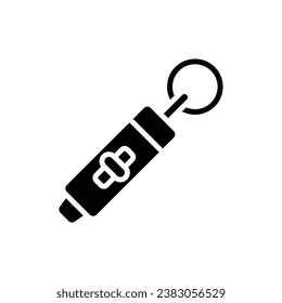 Pet Whistle Filled Icon Vector Illustration