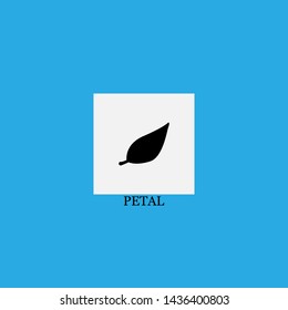 petal icon sign signifier vector