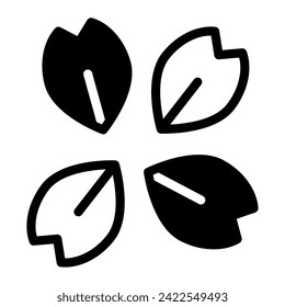 Petal Icon Spring, for uiux, web, app, infographic, etc
