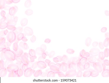 Petal pink fluttering 