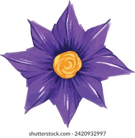 petal, purple, art, illustration, beauty, decoration, flower, nature, vector, blossom