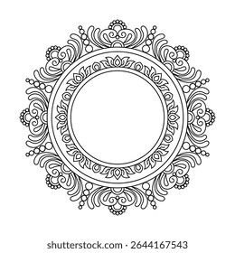 Petal Rhythm in Structured Spiral Design