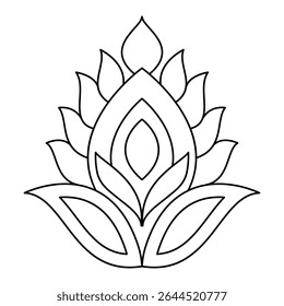 Petal Spiral Expressing Inner Stillness