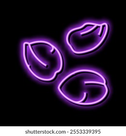 petal spring neon light sign vector. petal spring illustration