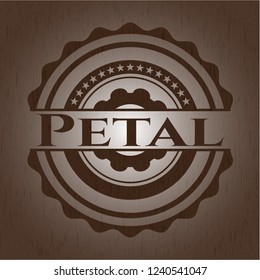 Petal wooden emblem