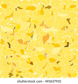 Petal yellow seamless pattern background no.1