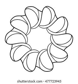 petals in a circle