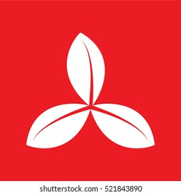 petals clover Icon Vector Illustration