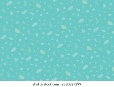 Petals fluttering background illustration material mint green