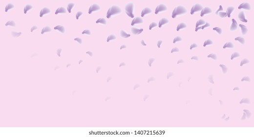 Petals. Flying petals. Bright spring background with colored petals. Simple gentle template for the card, invitation, printing. Fashionable decoration with beautiful petals. Abstract background