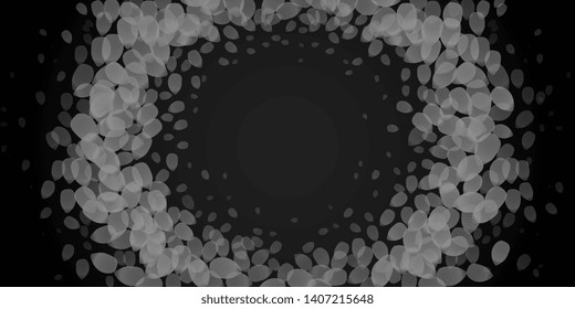 Petals. Flying petals. Bright spring background with colored petals. Simple gentle template for the card, invitation, printing. Fashionable decoration with beautiful petals. Abstract background