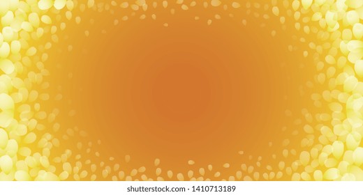 Petals. Flying petals. Bright spring background with colored petals. Simple gentle template for the card, invitation, printing. Fashionable decoration with beautiful petals. Abstract background